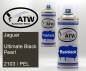 Preview: Jaguar, Ultimate Black Pearl, 2103 / PEL: 400ml Sprühdose + 400ml Klarlack - Set, von ATW Autoteile West.